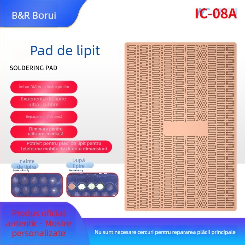 Plăci de lipire pentru sudură punctiformă - IC-08A, reparații ale îmbinărilor de lipire, personalizabile, Brand B&R