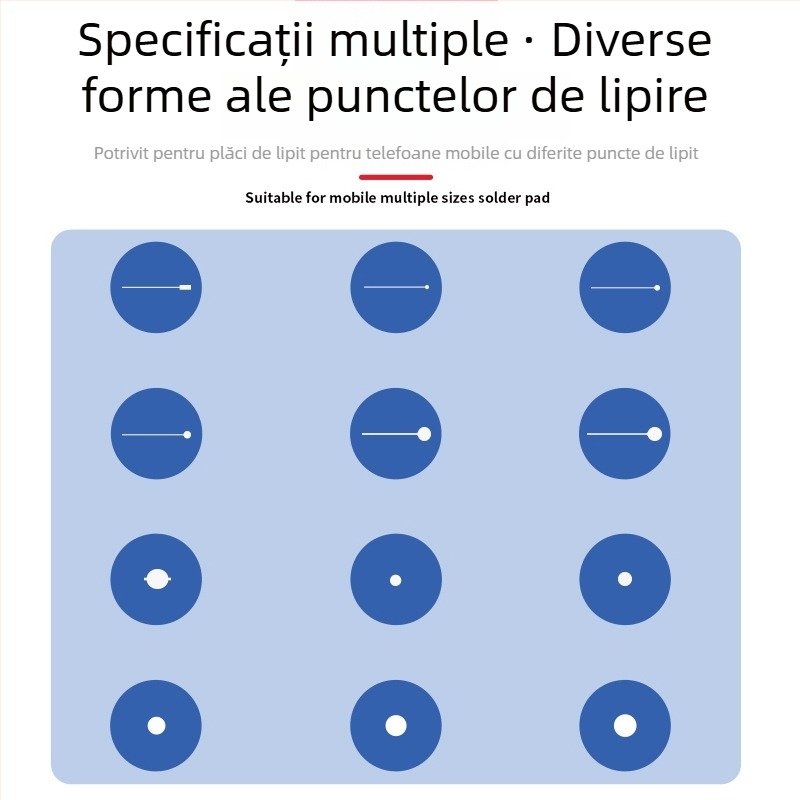 Plăci de lipire pentru sudură punctiformă - IC-08A, reparații ale îmbinărilor de lipire, personalizabile, Brand B&R
