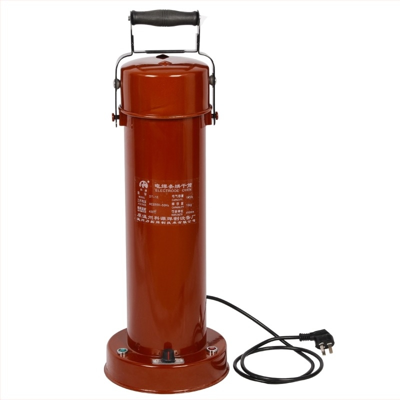 Baril izolant de uscare pentru electrozi de sudură, portabil, DT-10, capacitate 10 kg, 50–400°C, 220V