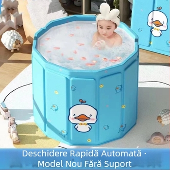 Vas de baie pliabil pentru adulți — PVC, temperatură constantă, pentru baie cu întregul corp