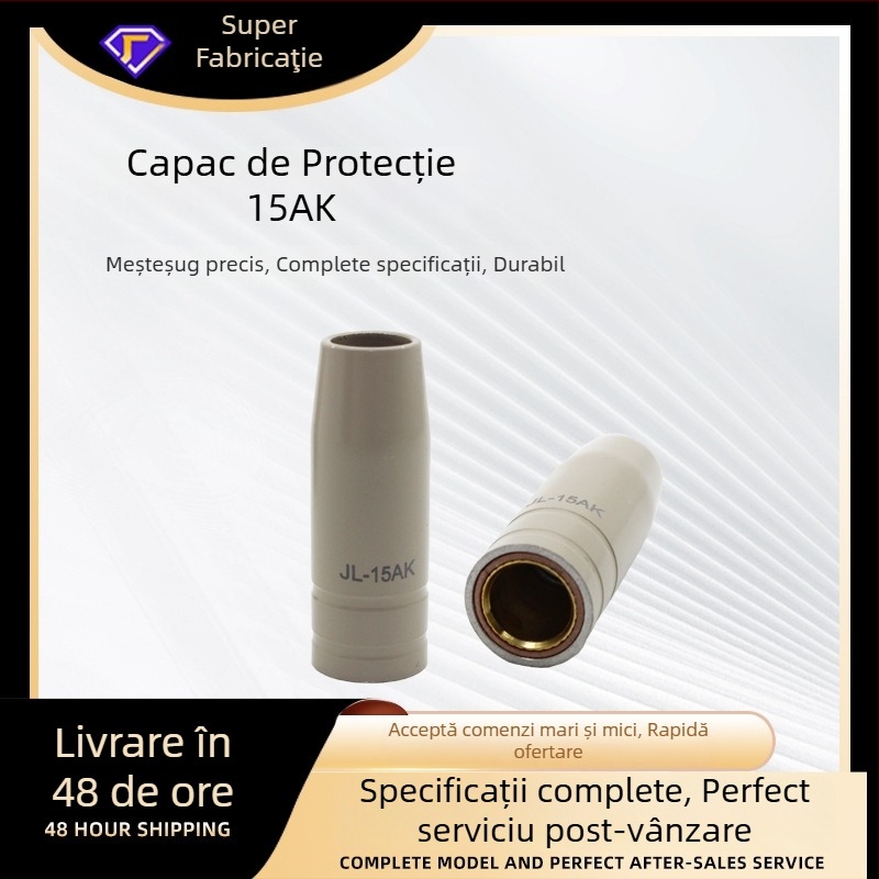 Yi Xing Yi duză de protecție cu strat pentru sudură cu gaz, protecție pentru duză, anti-aderență, conductiv, compatibilă cu 15AK