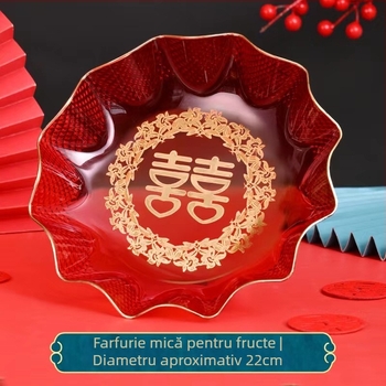 Tavă pentru fructe din plastic, Double Happiness — design modern minimalist, calitate de primă clasă, lansare vara 2021