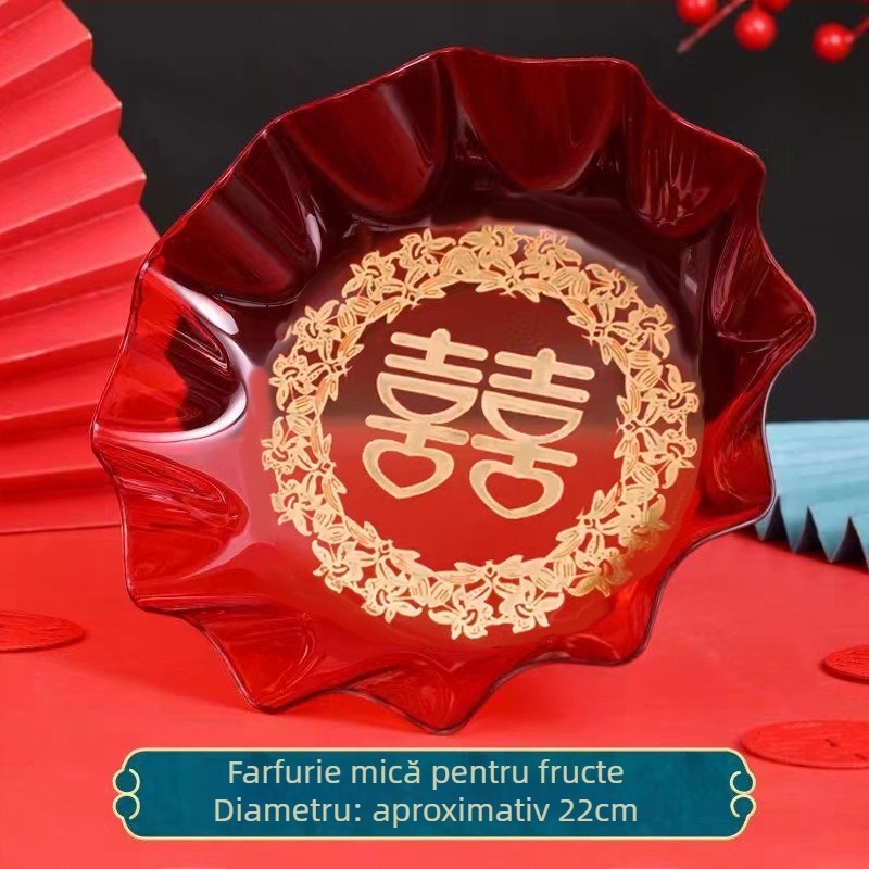 Tavă pentru fructe din plastic, Double Happiness — design modern minimalist, calitate de primă clasă, lansare vara 2021