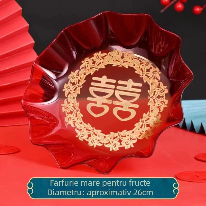 Tavă pentru fructe din plastic, Double Happiness — design modern minimalist, calitate de primă clasă, lansare vara 2021