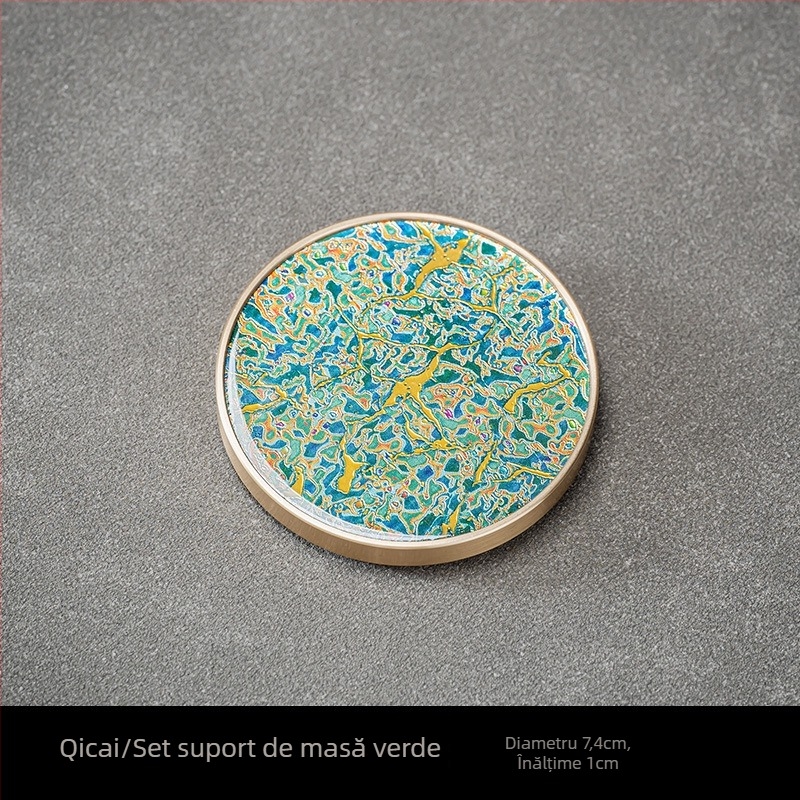 Suport pentru pahare, bakelit, origine Dehua, stil lux accesibil, lansare toamnă 2024, ambalaj cutie colorată