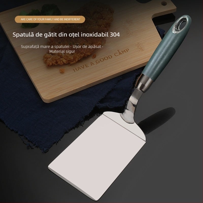 Spatulă pentru clătite din oțel inoxidabil 304, stil ușor de lux, Chenghuijie