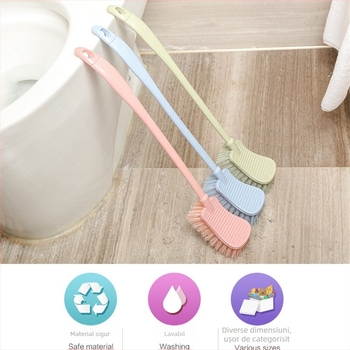 Perie de toaletă cu cap pătrat și cap rotund (din plastic • Sanchen • 90 g • Iarna 2020)