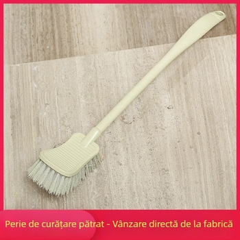 Perie de toaletă cu cap pătrat și cap rotund (din plastic • Sanchen • 90 g • Iarna 2020)