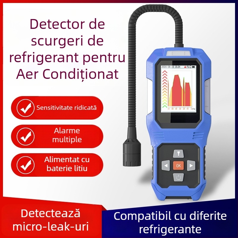 Aikesi detector de scurgeri Freon pentru refrigeranți – detectare a scurgerilor halogenate de Freon pentru aer condiționat (Brand: Aikesi; Model: Freon detector; Potrivit pentru: alți analizatori de gaze)