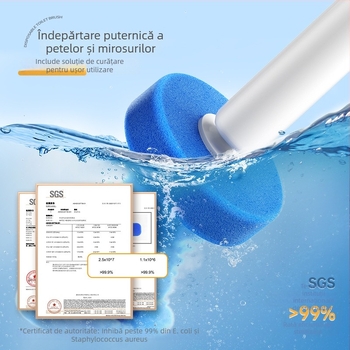 Perie de toaletă montată pe perete, de unică folosință, din plastic — Brand Good helper, pentru uz casnic