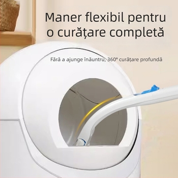 Perie de curățare pentru lada de nisip a pisicii, Blue Seth, material burete