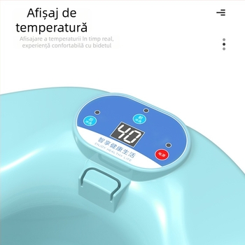Baie de șezut electrică pentru hemoroizi – din plastic, compatibilă cu toaleta