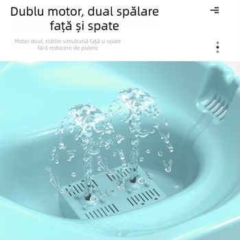 Baie de șezut electrică pentru hemoroizi – din plastic, compatibilă cu toaleta
