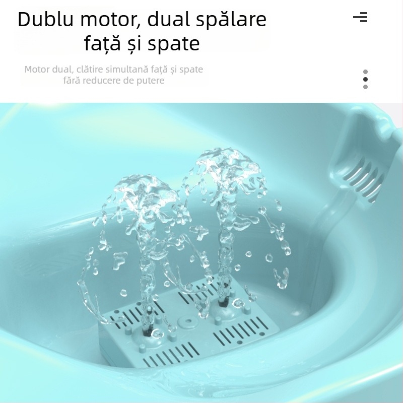 Baie de șezut electrică pentru hemoroizi – din plastic, compatibilă cu toaleta
