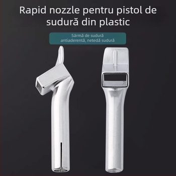 Pistol de sudură cu aer cald pentru PVC plastic moale, duză dreptunghiulară și tijă de sudură plată, 1600W, 220–240V, protecție la supraîncălzire