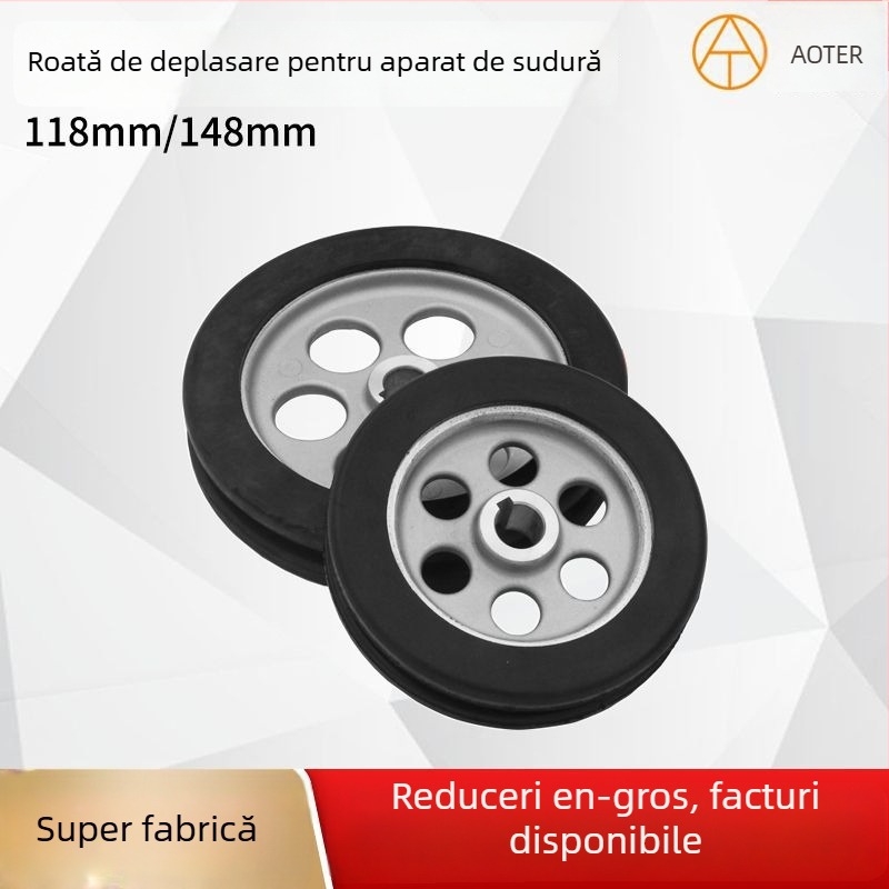 Otaire Roată de mers pentru sudură cu arc submers, cu cauciuc