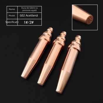 Star Lion Duză de tăiere izobarică pentru Propan/Gaz – Duză de tăiere cu flamă semi-automat (G03, 0#, 1#, 2#, 3#)