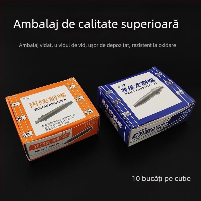 Star Lion Duză de tăiere izobarică pentru Propan/Gaz – Duză de tăiere cu flamă semi-automat (G03, 0#, 1#, 2#, 3#)