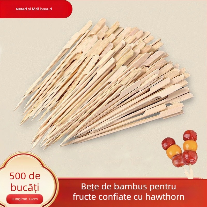 Frigărui din bambus pentru candied hawthorn și oden – stil modern simplu, model solid, finisaj cu cilindru de cânepă, calitate premium