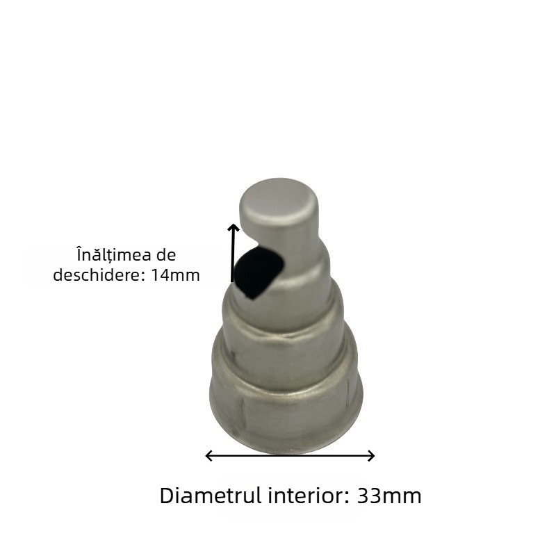 Duza pentru pistol de sudură cu aer cald, 304 otel inoxidabil