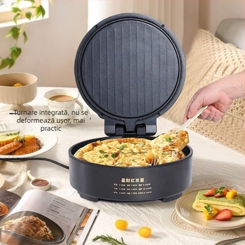 Tigaie electrică pentru clătite, uz casnic, cu design cu placă suspendată, încălzire pe o singură parte, control prin buton, 1000–1200 W