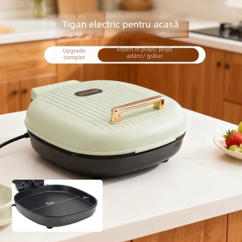 Mig Mg-8022a Tigaie electrică pentru clătite cu încălzire dublă, 1200W, 220V