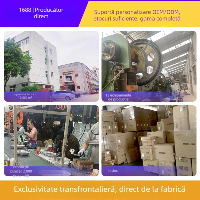 Mig Mg-8022a Tigaie electrică pentru clătite cu încălzire dublă, 1200W, 220V