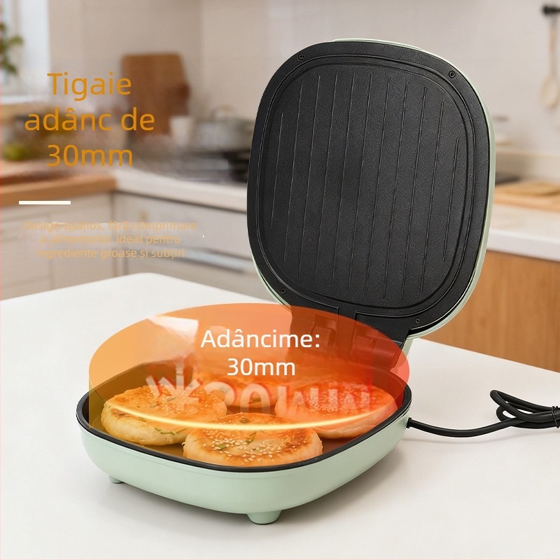 Mig Mg-8022a Tigaie electrică pentru clătite cu încălzire dublă, 1200W, 220V