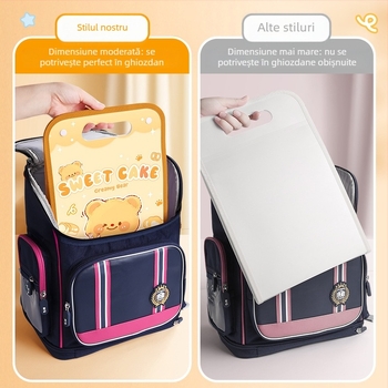 Kaba bear KBX-7100 Dosar de fișiere din plastic cu 13 compartimente în formă de acordeon, siglă imprimată, personalizabil