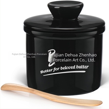 Cutie ceramică pentru unt cu design modern minimalist, stil occidental (Material: ceramică; Logo: imprimat; Mărci private autorizate: Da; Calitate: superioară)