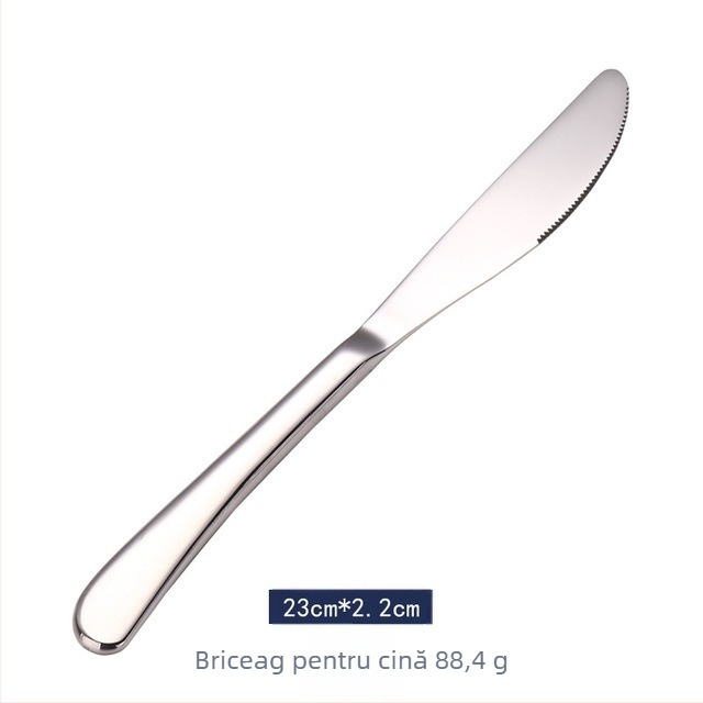 Set tacâmuri Aocan din oțel inoxidabil 304, patru piese, lustruire oglindită, stil Nordic, set de veselă de masă