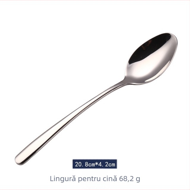 Set tacâmuri Aocan din oțel inoxidabil 304, patru piese, lustruire oglindită, stil Nordic, set de veselă de masă