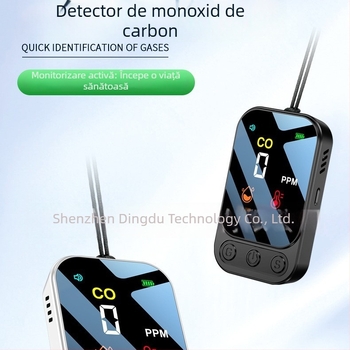 Detector portabil de monoxid de carbon, interval 0-999 ppm, precizie ±5 ppm, baterie litiu încorporată, model HD09.