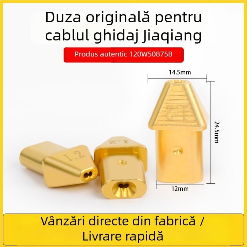 Duză ghid laser pentru fir, pentru sudură cu laser manual, alimentare dublă cu fir, 120W, model 50875B, accesoriu pentru ieșirea firului 76C