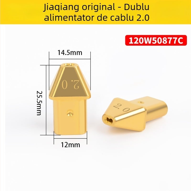 Duză ghid laser pentru fir, pentru sudură cu laser manual, alimentare dublă cu fir, 120W, model 50875B, accesoriu pentru ieșirea firului 76C