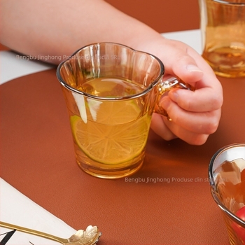 Set de veselă din sticlă pentru masă – înaltă clasă, stil retro ușor lux, pentru adulți, brand Wan meizhiya