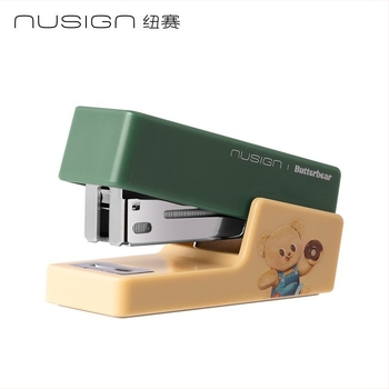 Capsator mini Deli NS083-B, pentru elevi, compact, 25 mm legare, 40 foi, model NS083-B