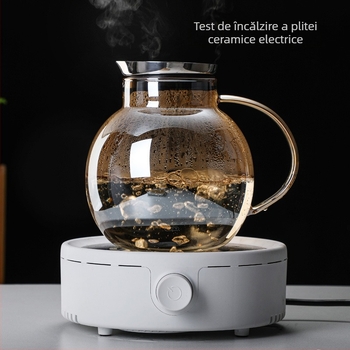 Yisiquan Ceainic din sticlă rezistentă la temperatură și set de cești — Lux nordic ușor pentru casă și restaurant, lansare vară 2021