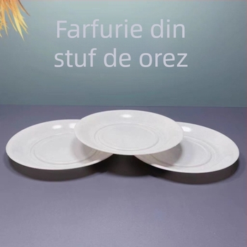 Set de tacâmuri de unică folosință, patru piese: boluri și bețișoare pentru mâncare (plastic, siguranță alimentară, ușor de utilizat)