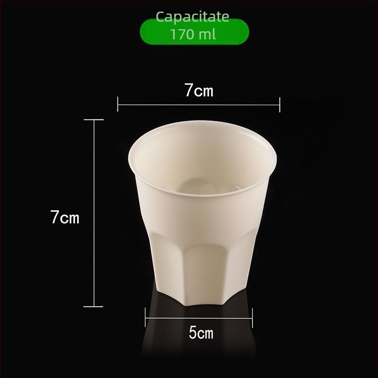 Set de tacâmuri de unică folosință, patru piese: boluri și bețișoare pentru mâncare (plastic, siguranță alimentară, ușor de utilizat)