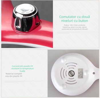 Fierbător de ouă cu abur dublu nivel, oprire automată, suprafață antiaderentă, model XB-3108, capacitate 7+ ouă, 220V, 50Hz, 350W