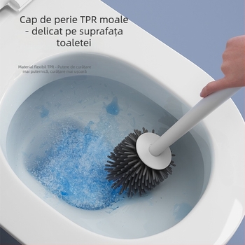 Wanben perie de toaletă din silicon — curățare fără colț mort, 450 g