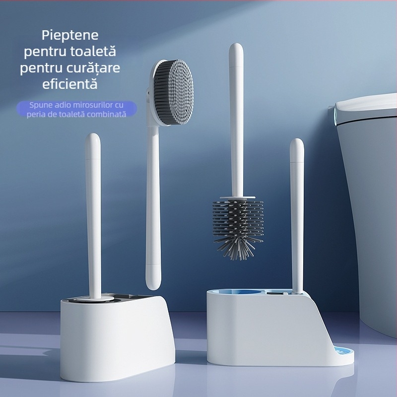 Wanben perie de toaletă din silicon — curățare fără colț mort, 450 g