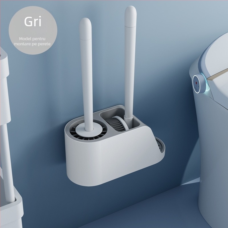 Wanben perie de toaletă din silicon — curățare fără colț mort, 450 g