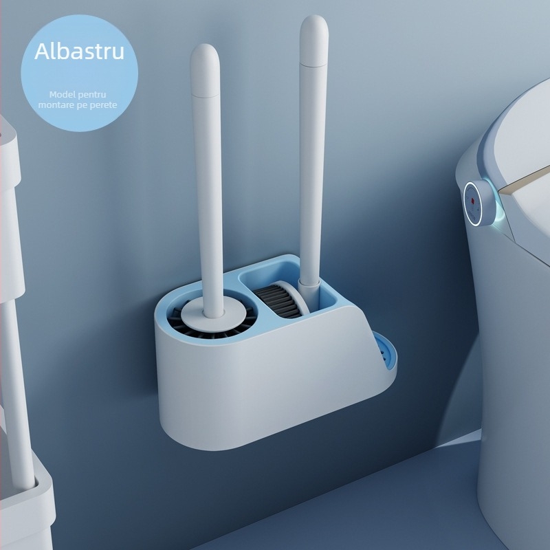 Wanben perie de toaletă din silicon — curățare fără colț mort, 450 g