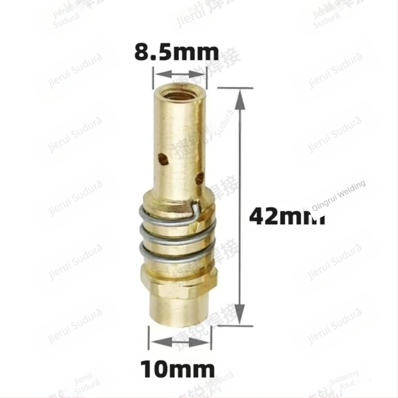 Set accesorii pentru pistol de sudură MB15AK, 12 piese, sudură cu gaz protejat, duză conductivă și duză de protecție a tijei de conectare