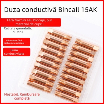 Duza conductivă pentru pistol MIG, stil european, alimentare cu sârmă 0,8 mm, duză de alimentare a sârmei 1,2 mm, transmisie pneumatică, putere cu aer cald și infraroșu