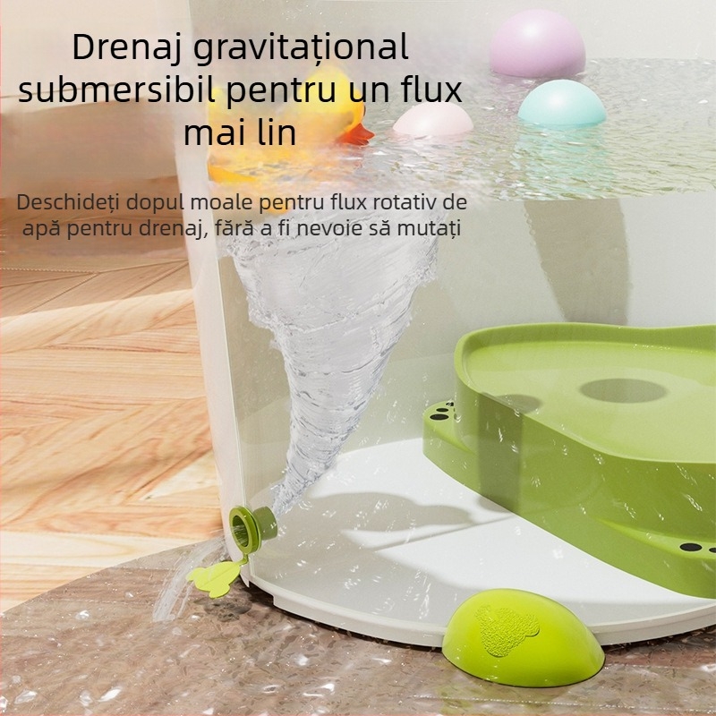 Cadă de baie din plastic pentru copii – mare, pentru uz casnic