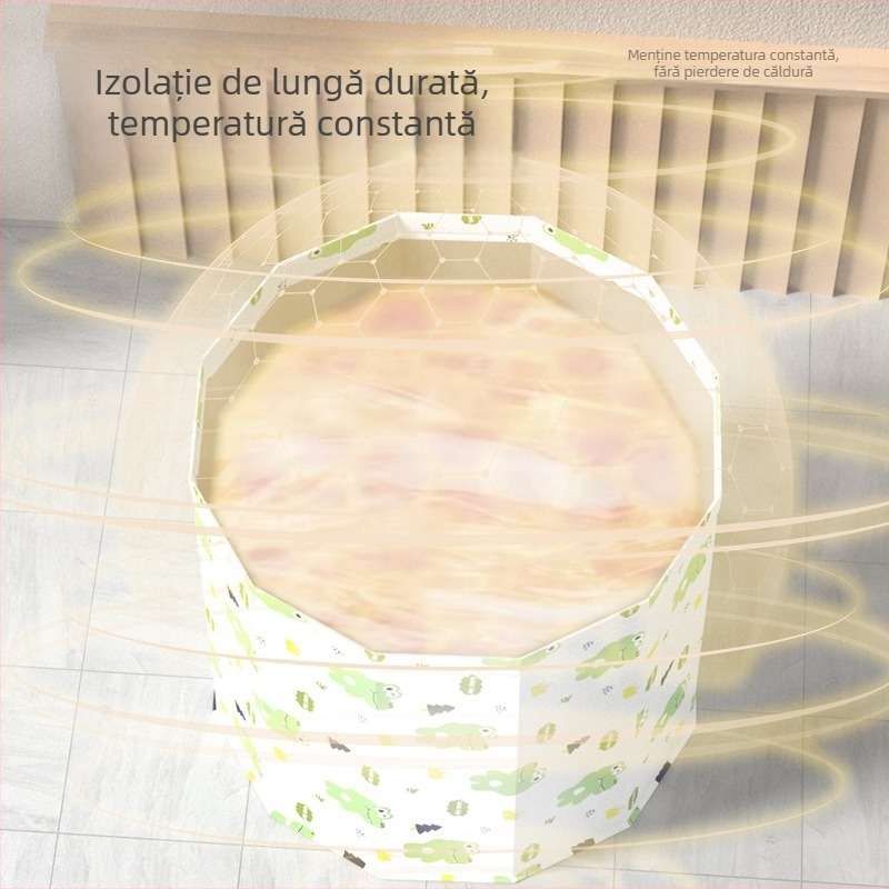 Găleată de baie pliabilă pentru adulți, utilizare casnică, baie pentru întregul corp