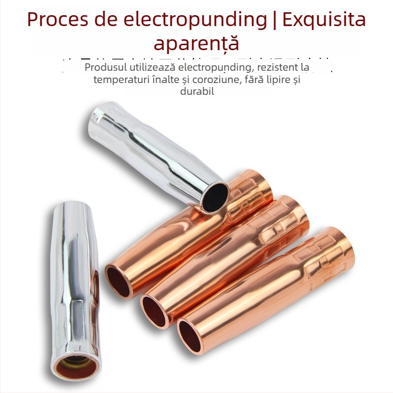 Duză de protecție pentru sudură cu inel din cupru îngroșat, 200A, protecție CO2, pentru sudură metalică